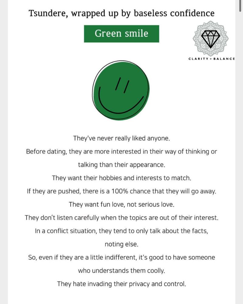 Zelený úsmev